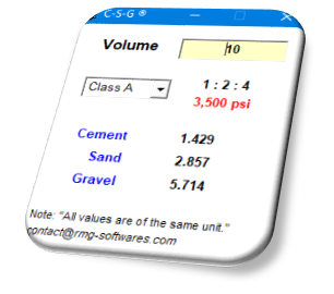 C-S-G Calculator